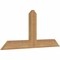 Ekena Millwork Portland Timber Gable Bracket, Western Red Cedar, 36"W x 16"H x 1 1/2"D x 3 1/2"F, 11/12 Pitch GBW036X16X0204POR00SWR - alternate 4